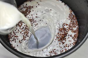 Buckwheat Milk Waterfall