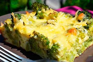 Broccoli casserole na may keso