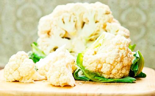 Mga Inflorescences ng Cauliflower