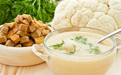 Cauliflower na sopas