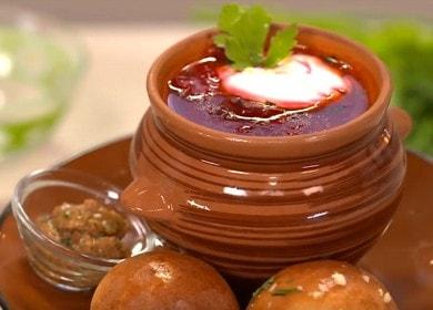 Masarap na borsch na may mga donut: nagluluto kami ayon sa recipe na may mga hakbang sa hakbang na larawan.