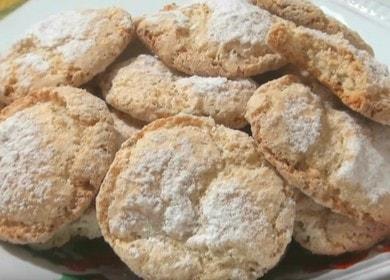 Amaretti Italian macaroons - pinong, malapot at bahagyang malutong