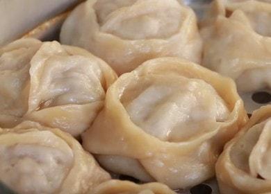 Classic Manti - isang hakbang-hakbang na recipe para sa pagluluto gamit ang isang larawan