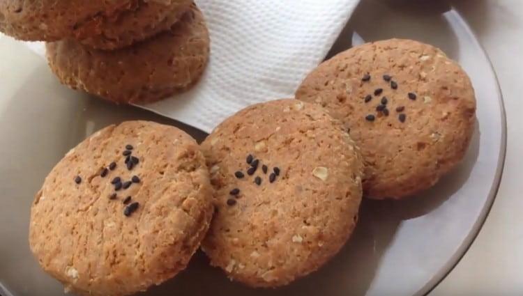 Tulad ng nakikita mo, ang mga cookies na walang oatmeal na asukal ay maaari ring gawing masarap at mabango.