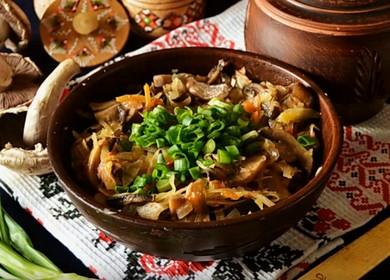 Braised C repolyo na may Mushrooms - Lean Food Secrets