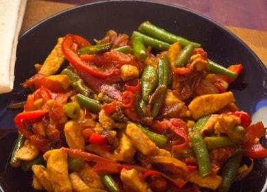 Fajitos na may manok - isang simple at masarap na recipe ng Mexico