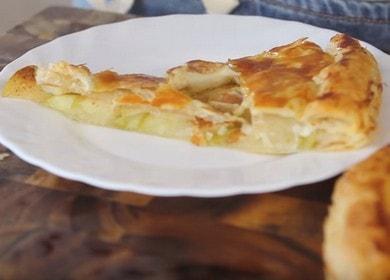 Puff pastry apple pie sa loob ng 20 minuto