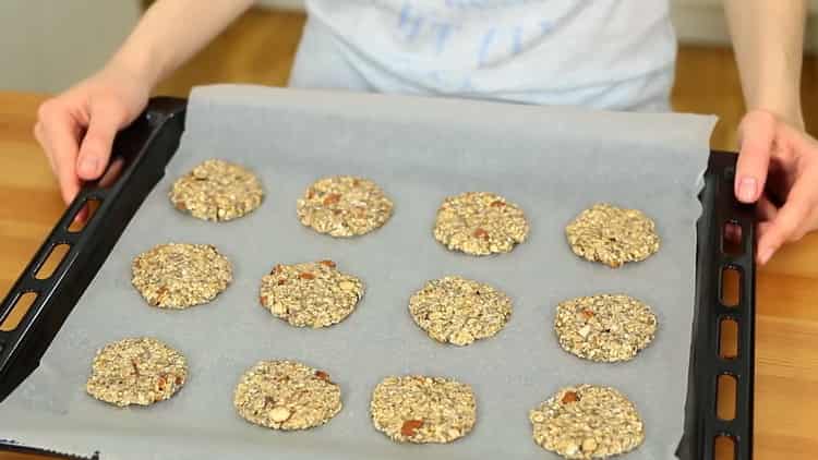 Hindi natapos na oatmeal cookies na hakbang-hakbang na recipe gamit ang larawan