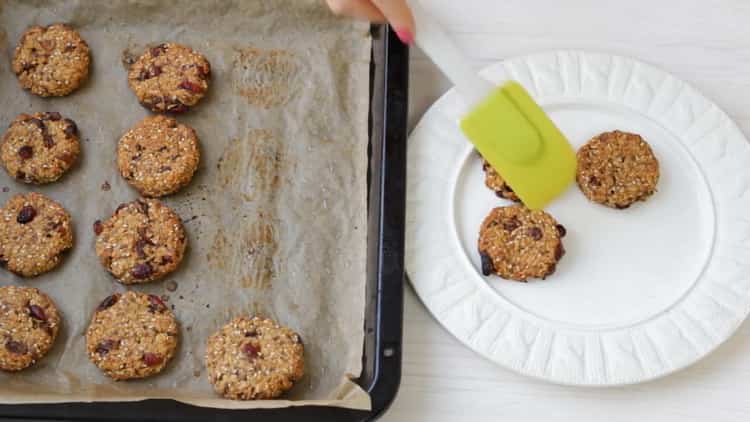 oatmeal cookies na may handa na saging