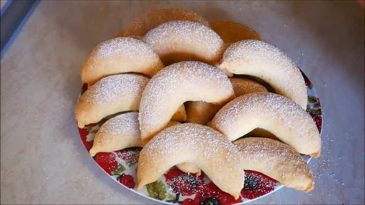 shortbread cookies na handa na ang cottage cheese