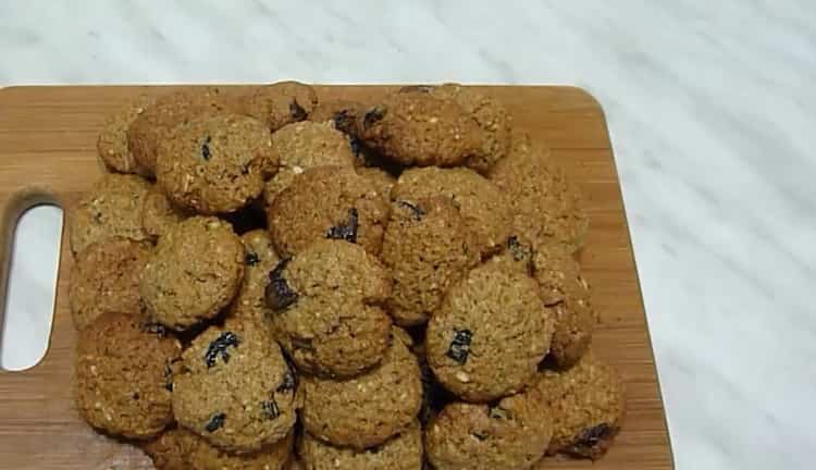 Rye harina cookies ayon sa isang hakbang-hakbang na recipe na may larawan