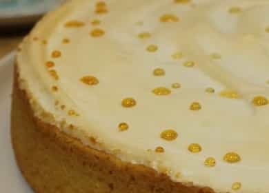 Cake na may cottage cheese Luha ng isang anghel ayon sa isang hakbang-hakbang na recipe na may larawan