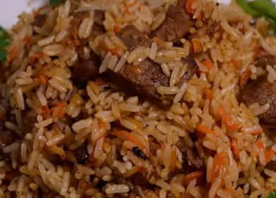 Lamb pilaf sa isang kaldero ayon sa isang hakbang-hakbang na recipe na may larawan