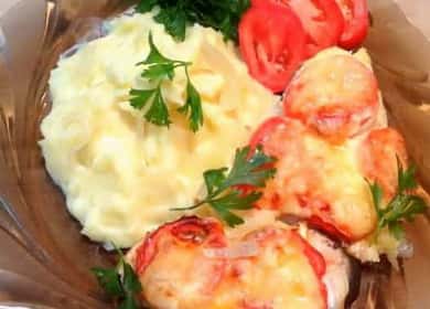 pink salmon steaks sa recipe ng oven