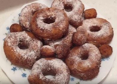 Pagluluto ng masarap na cottage cheese donuts ayon sa recipe na may larawan.