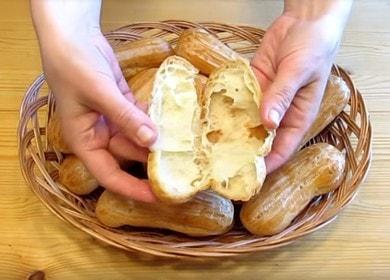 Inihahanda namin ang perpektong kuwarta para sa mga eclair ayon sa isang sunud-sunod na recipe na may isang larawan.