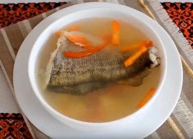 Perch na sopas ng isda - isang masarap, magaan na ulam na may kaakit-akit na aroma