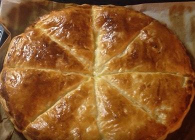 Puff pastry Khachapuri - isang mabilis na recipe para sa mga pagkaing Georgian