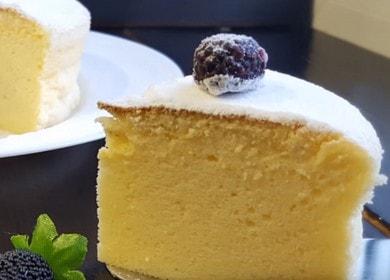 Japanese cheesecake - isang detalyadong recipe para sa isang masarap na dessert