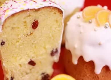 Orange cake ng Easter sa isang hakbang-hakbang na recipe na may larawan