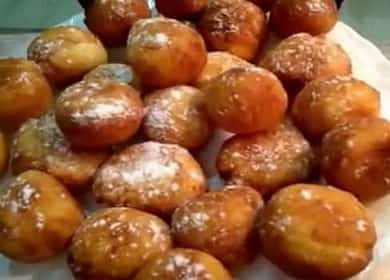 Ang mga keso ng kubo na donat na pinirito sa langis: isang recipe ng hakbang-hakbang na may mga larawan