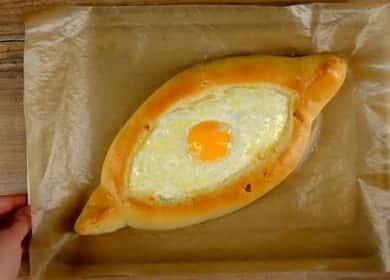 Khachapuri Boat hakbang-hakbang na recipe na may larawan