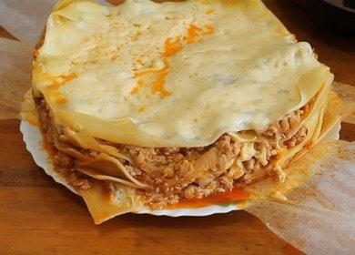 kagat ng lasagna sa isang mabagal na kusinilya: naghahanda kami ayon sa isang hakbang-hakbang na recipe gamit ang isang larawan