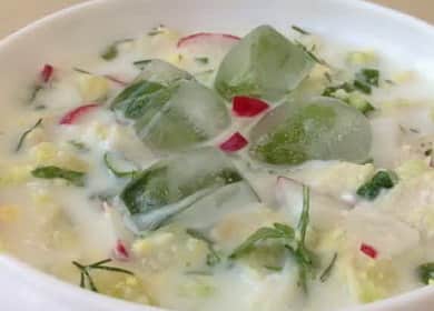 Masarap okroshka - recipe ng bahay