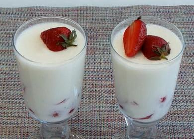 Hakbang sa hakbang na recipe dessert Blanmange na may larawan