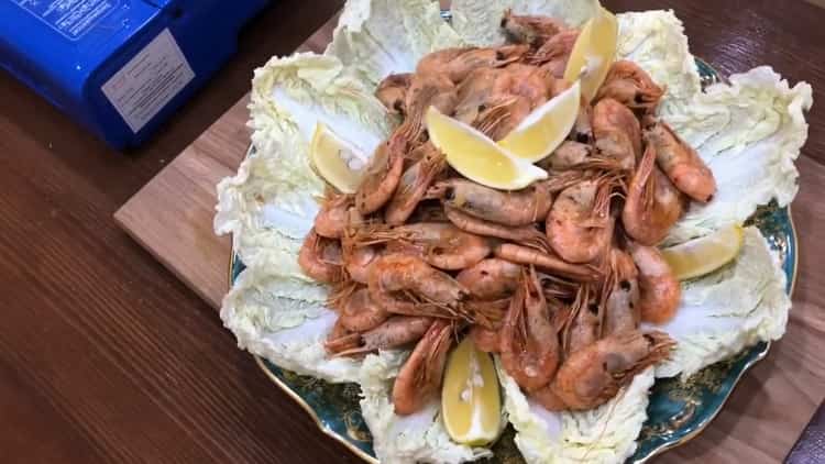 prawns sa toyo na pinirito ng bawang