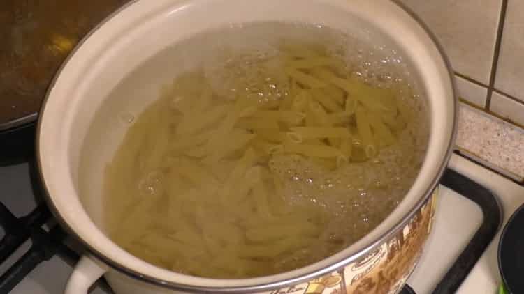 Upang magluto ng pasta, dalhin ang pagiging handa sa pasta