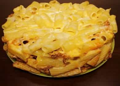 Masarap pasta casserole na may tinadtad na karne - lutuin sa isang mabagal na kusinilya 🍝