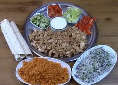 Karne ng Shawarma: hakbang-hakbang na recipe na may larawan