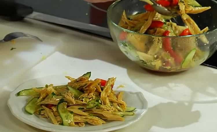 handa na ang asparagus salad