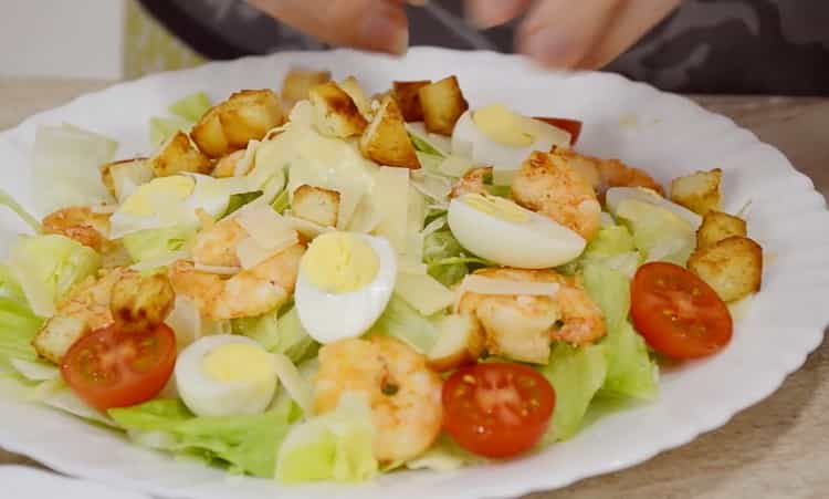 king prawn salad na handa na