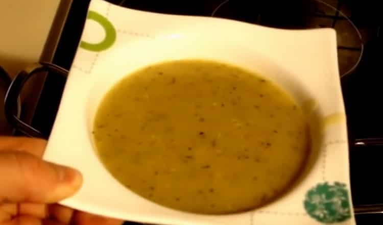 Lentil puree sopas: hakbang-hakbang na recipe na may larawan