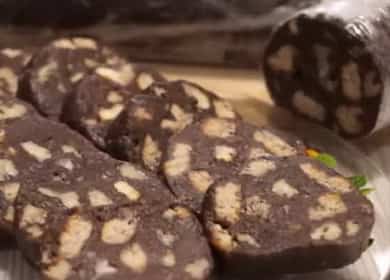 Chocolate sausage - isang masarap na recipe mula sa pagkabata