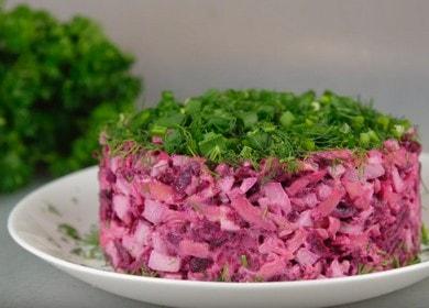 Проста и вкусна салата от печено цвекло със сирене и яйце 🥗