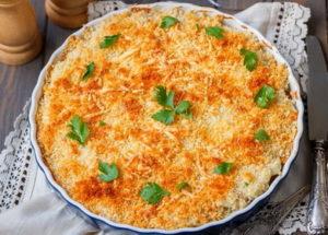 Cauliflower gratin hakbang-hakbang na recipe na may larawan