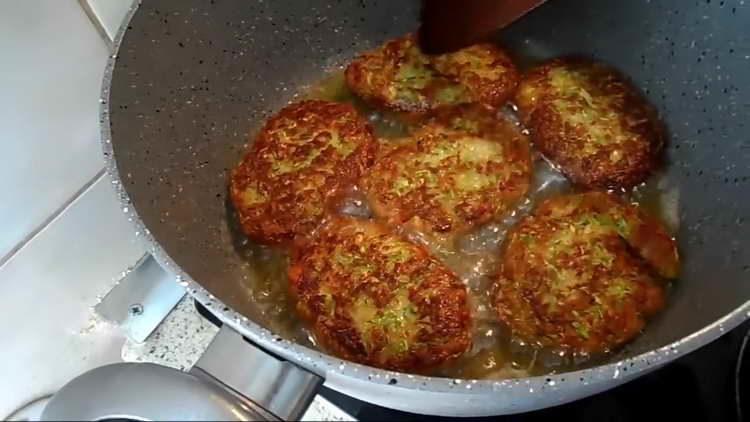 mga cutlet ng kalabasa