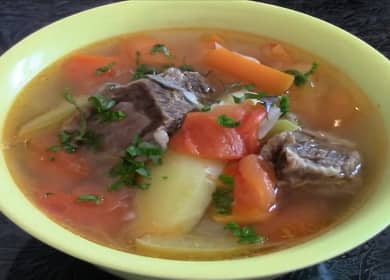 Oriental beef shurpa - isang simple at masarap na recipe 🍲