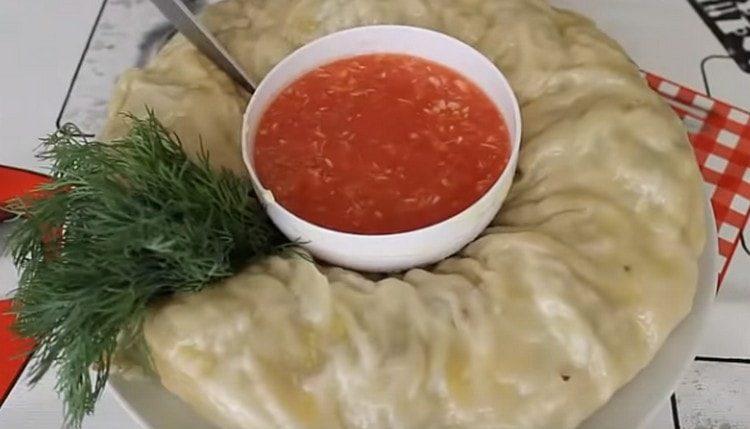 Ханум според тази рецепта е много вкусен.