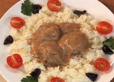  Кюфтета с ом ориз и училище Gravy