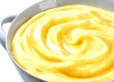 Classic recipe custard recipe para sa Napoleon