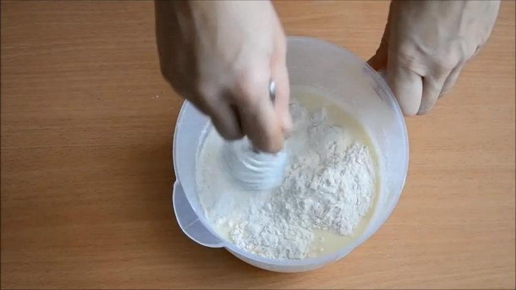 sift flour